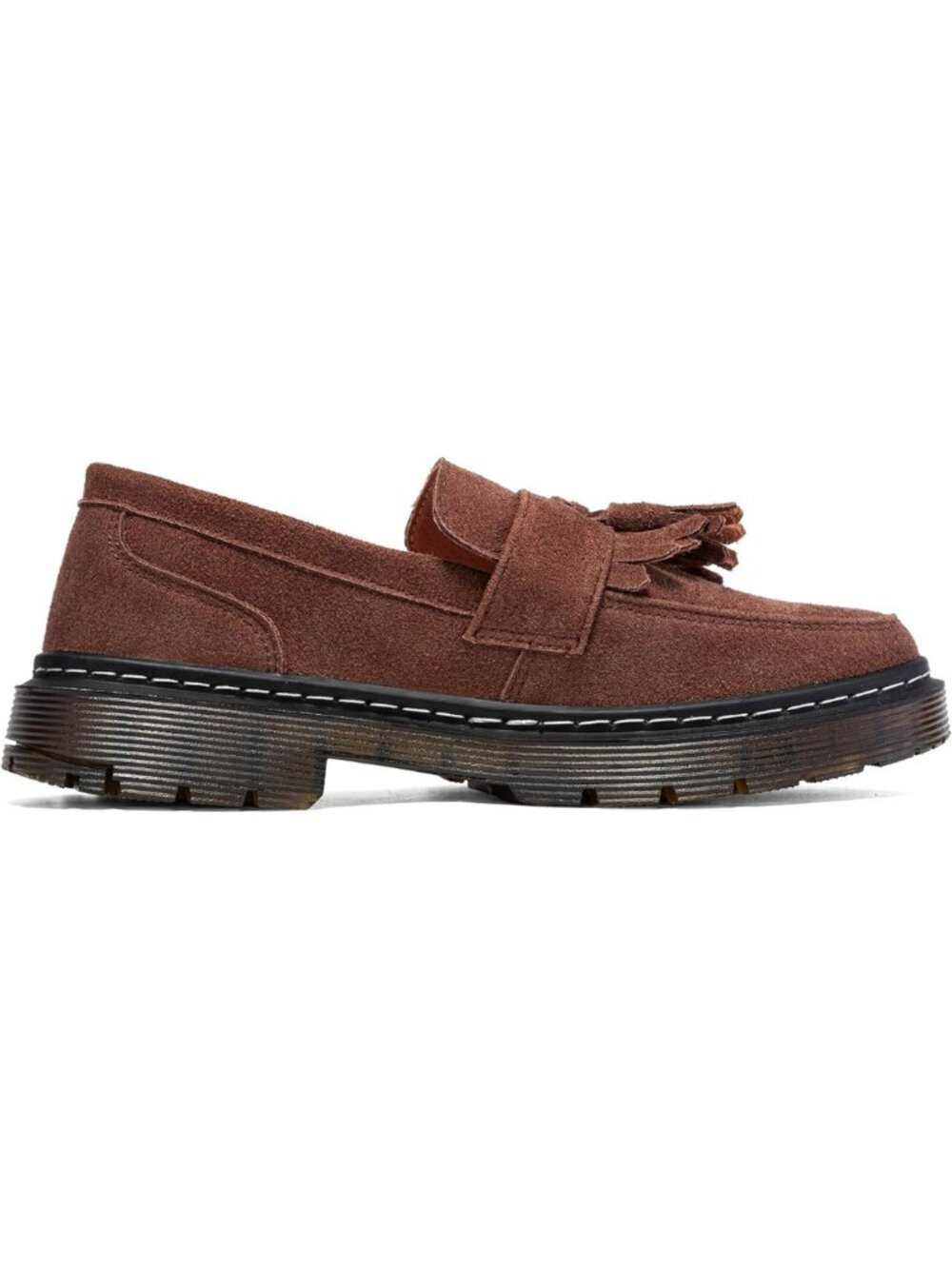 Women Chunky Platform Penny Loafers Classic Business Casual Comfortable Shoes - Picture 2 of 5